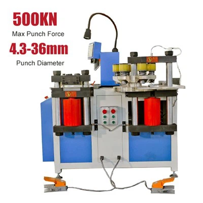 高品質 3 In 1 油圧バスバー加工機